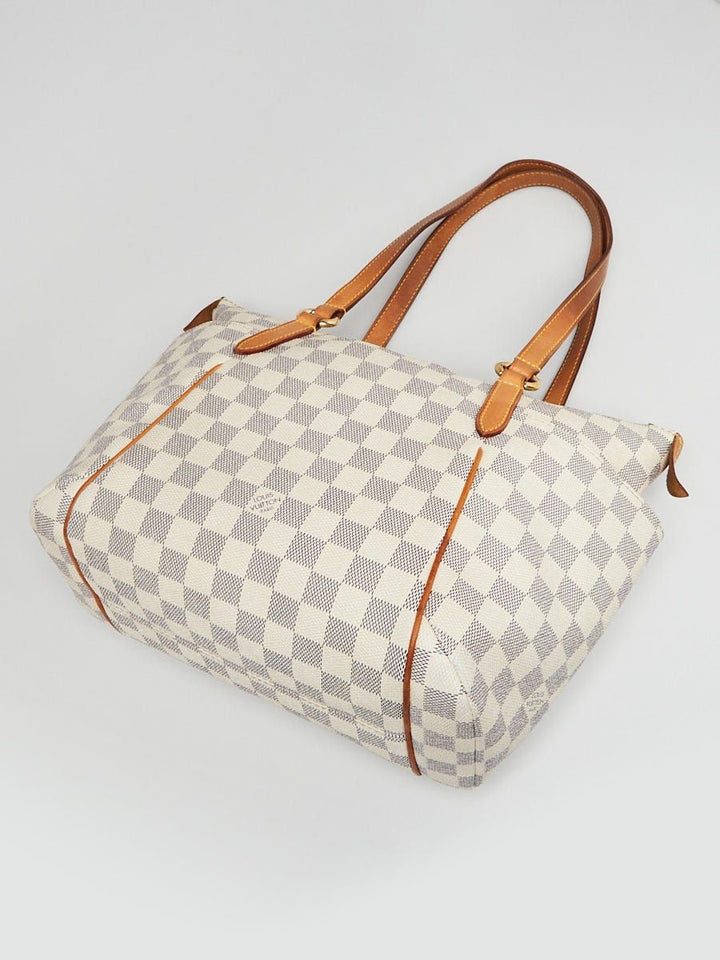 Louis Vuitton Totally PM Damier Azur Tote Bag Canvas