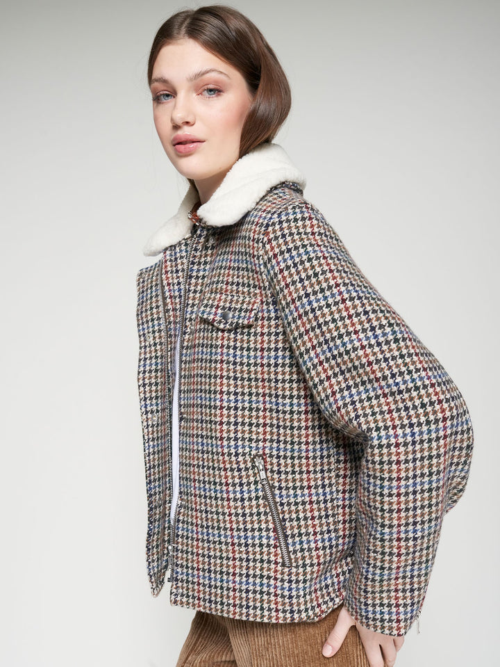 Blair Jacket | Houndstooth