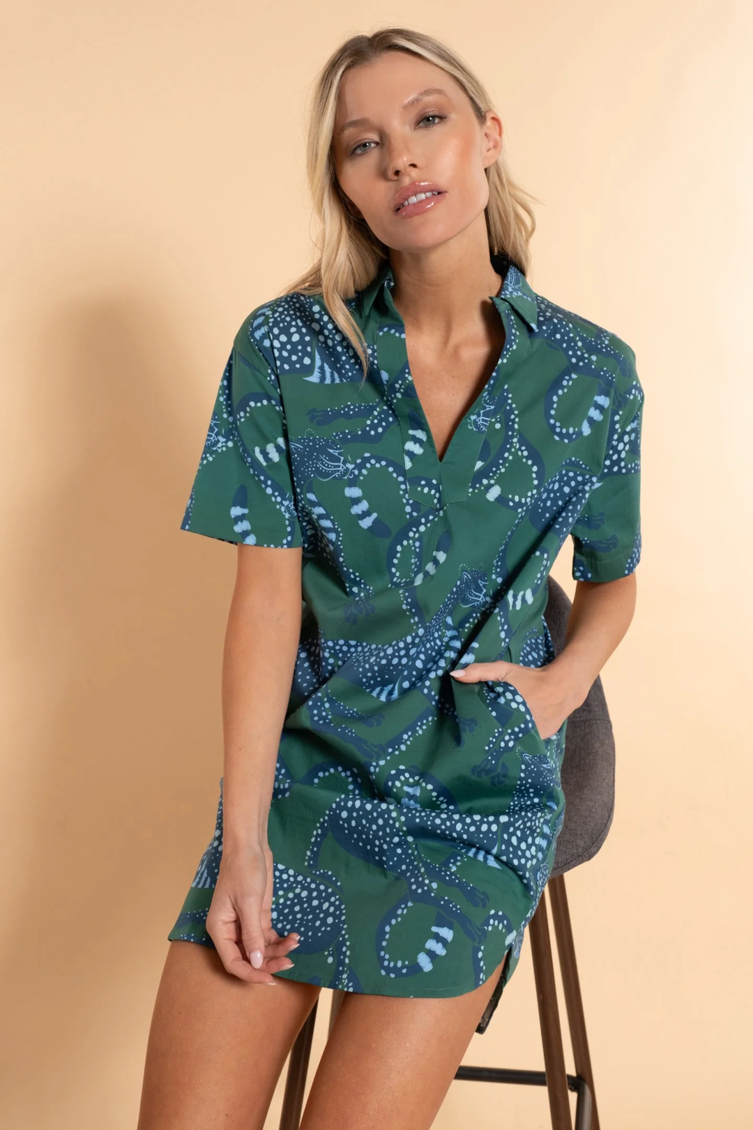Rhodes Dress | Emerald Lynx
