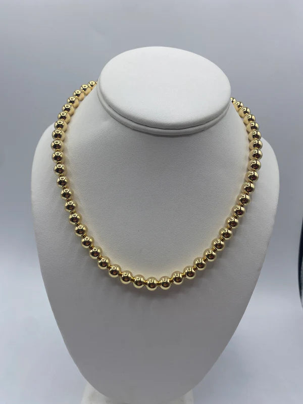 Choker Classic Gold Bead | + sizes