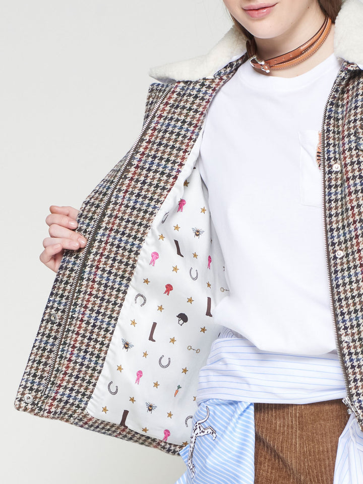 Blair Jacket | Houndstooth