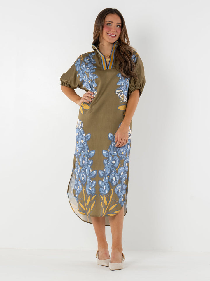 Poppy Caftan | Bluebonnet