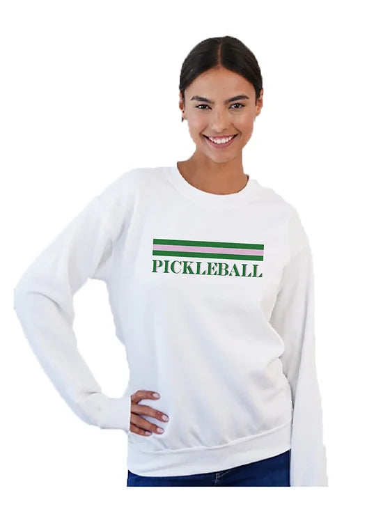 Pickleball Stripe Sweatshirt