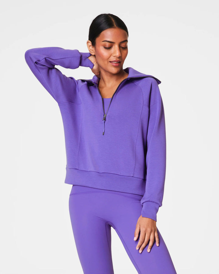 Air Essentials Half Zip | Amethyst