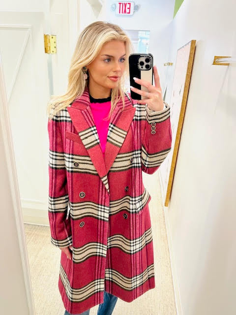 Ian Coat | Raspberry Plaid