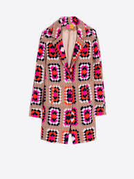 Lucy Coat | Crochet Beige