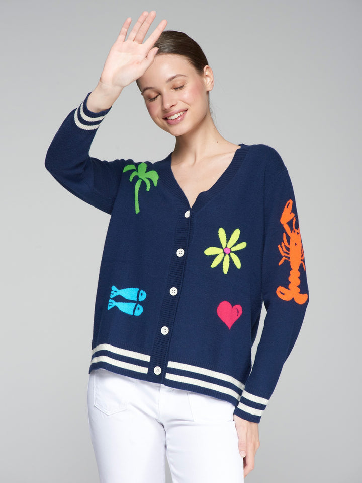 Knitwear Cardigan | Navy