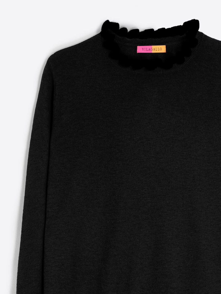 Volantes Sweater | Black