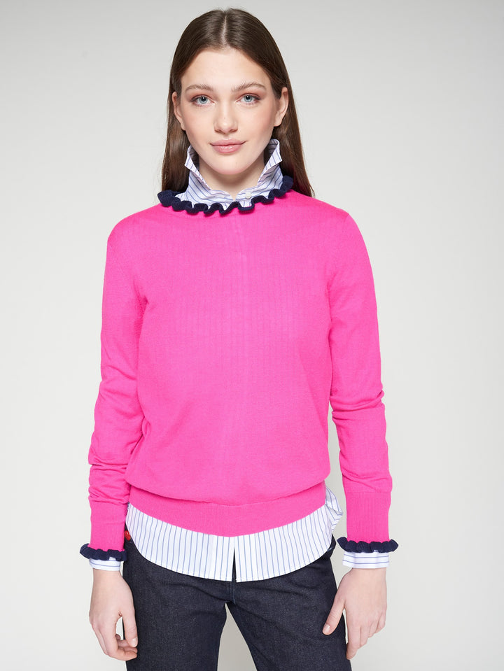 Volantes Sweater | Pink