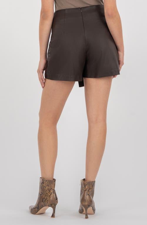 Carlie Wrap Skort | Chocolate