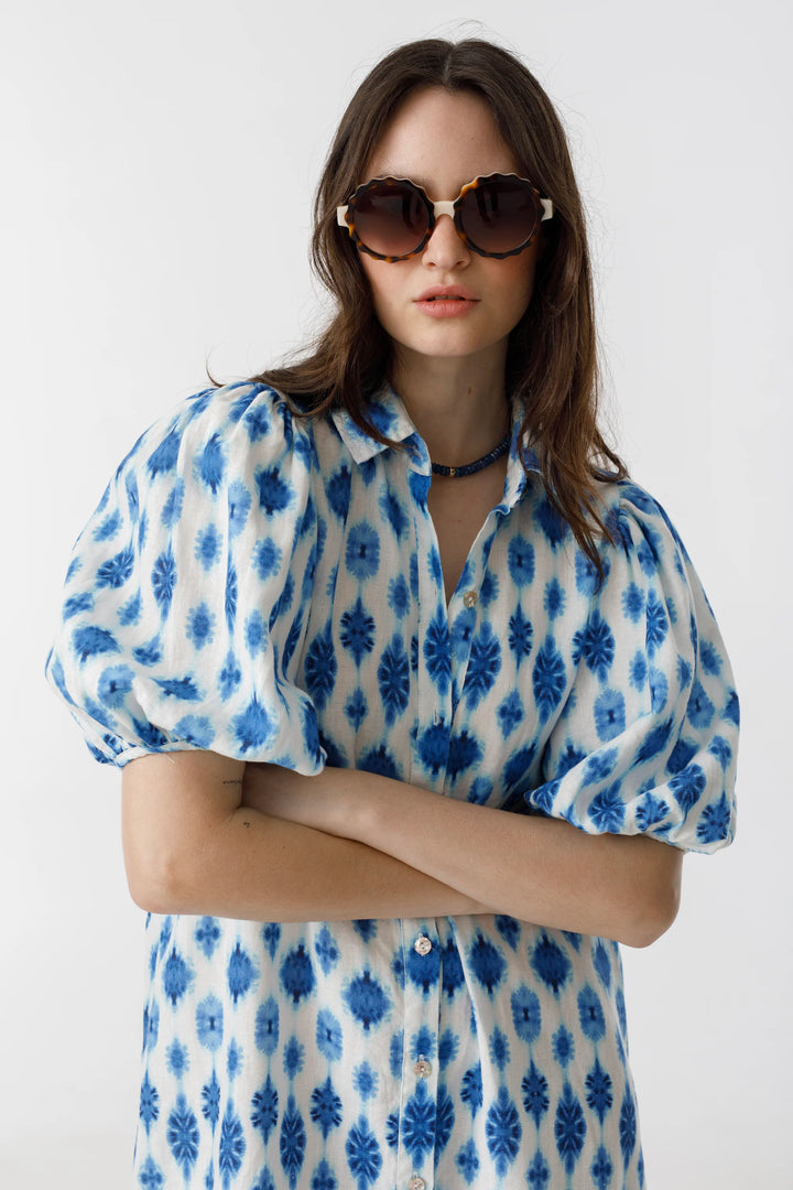 Angel Linen Dress | Hampton's Print