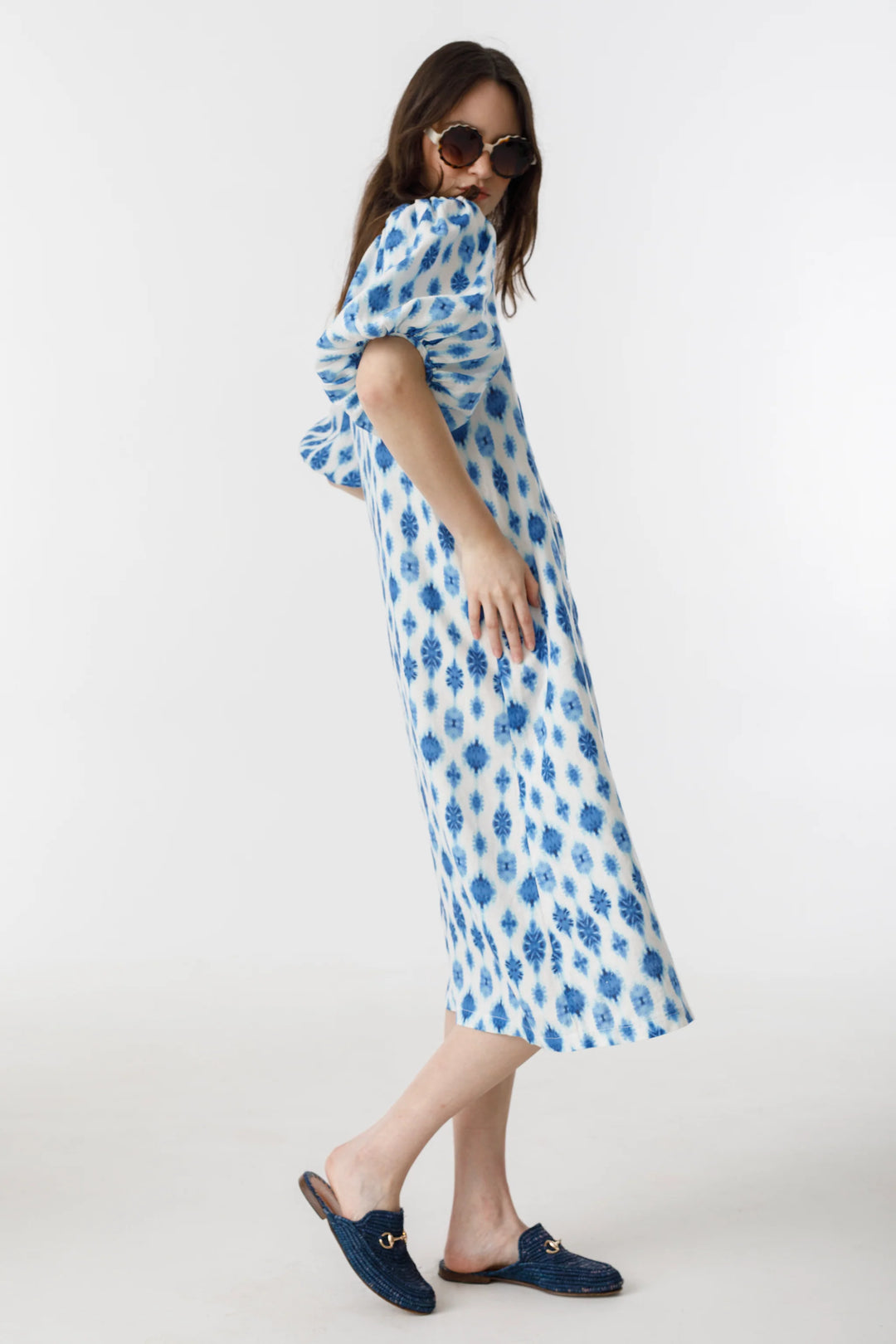 Angel Linen Dress | Hampton's Print