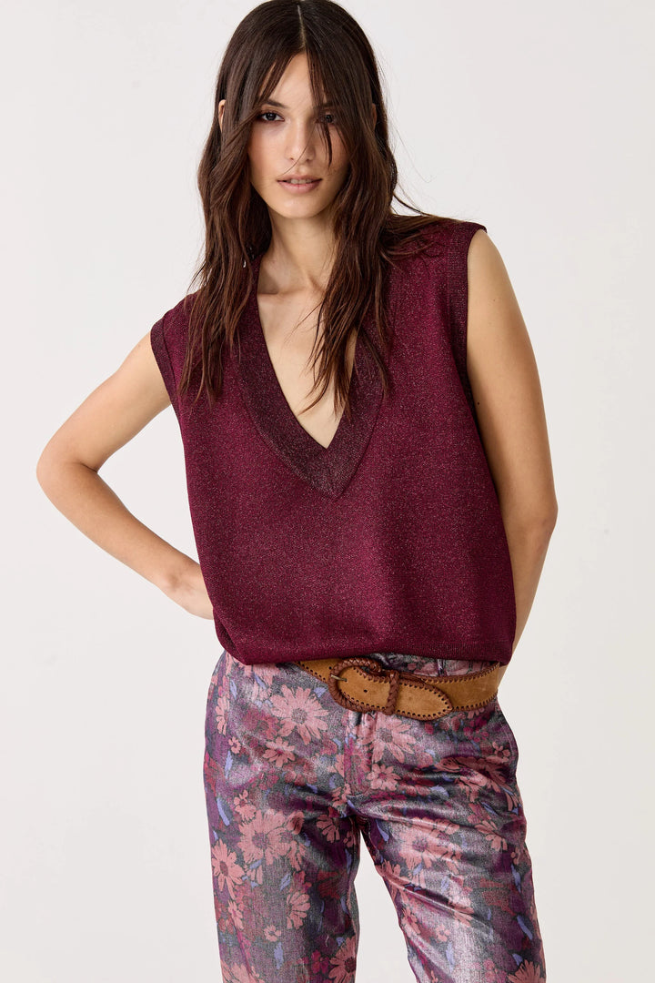 Preppy Vest | Rosso