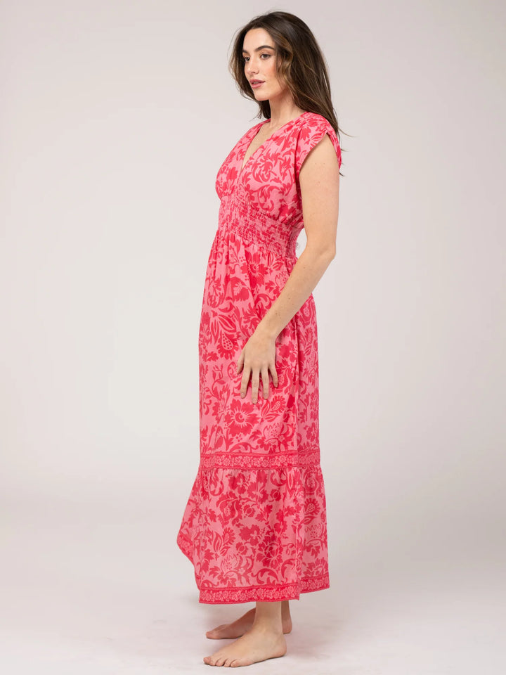 Lauren Dress | Flore Pink