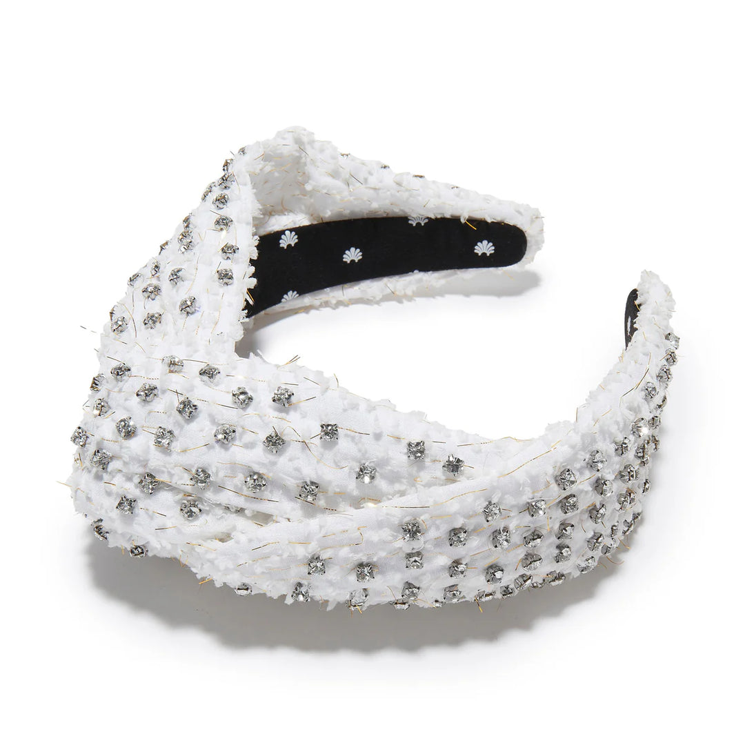 Greta Gold Fleck Headband | Ivory