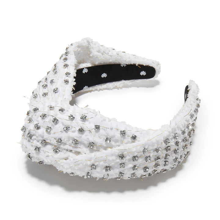 Greta Gold Fleck Headband | Ivory