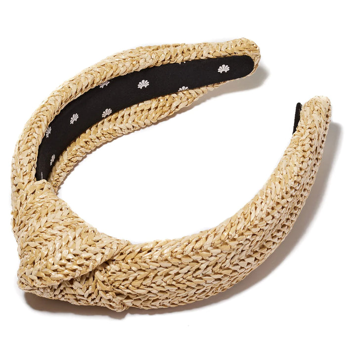 RAFFIA KNOTTED HEADBAND