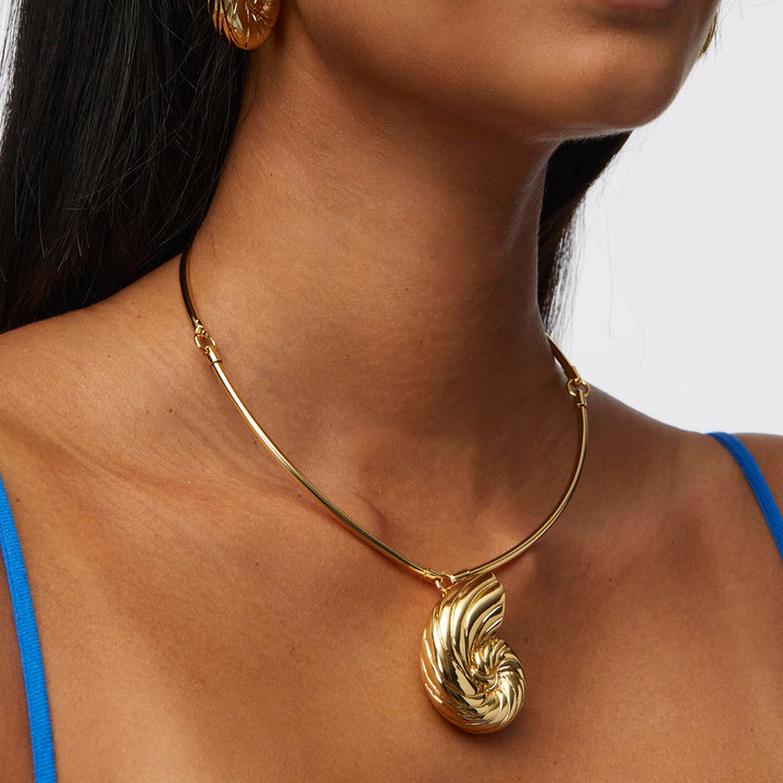 Nautilus Collar Necklace
