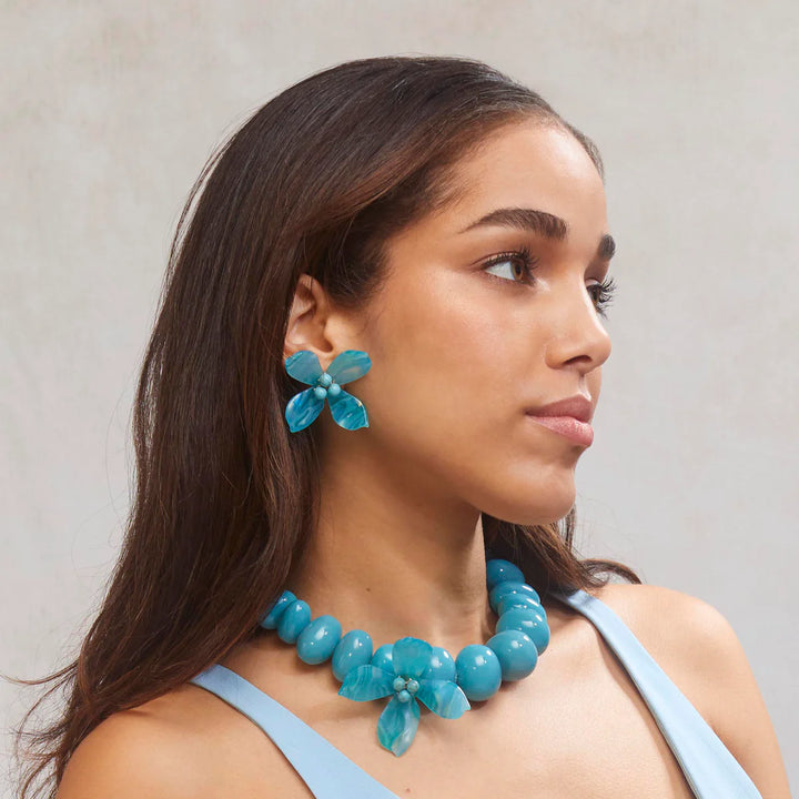 Oleander Necklace | Turquoise
