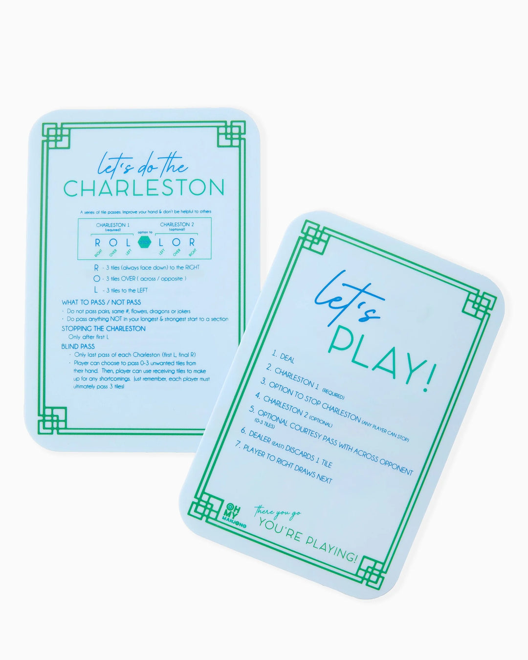 Mahjong Tile Shufflers + Colors - Charlotte's Inc