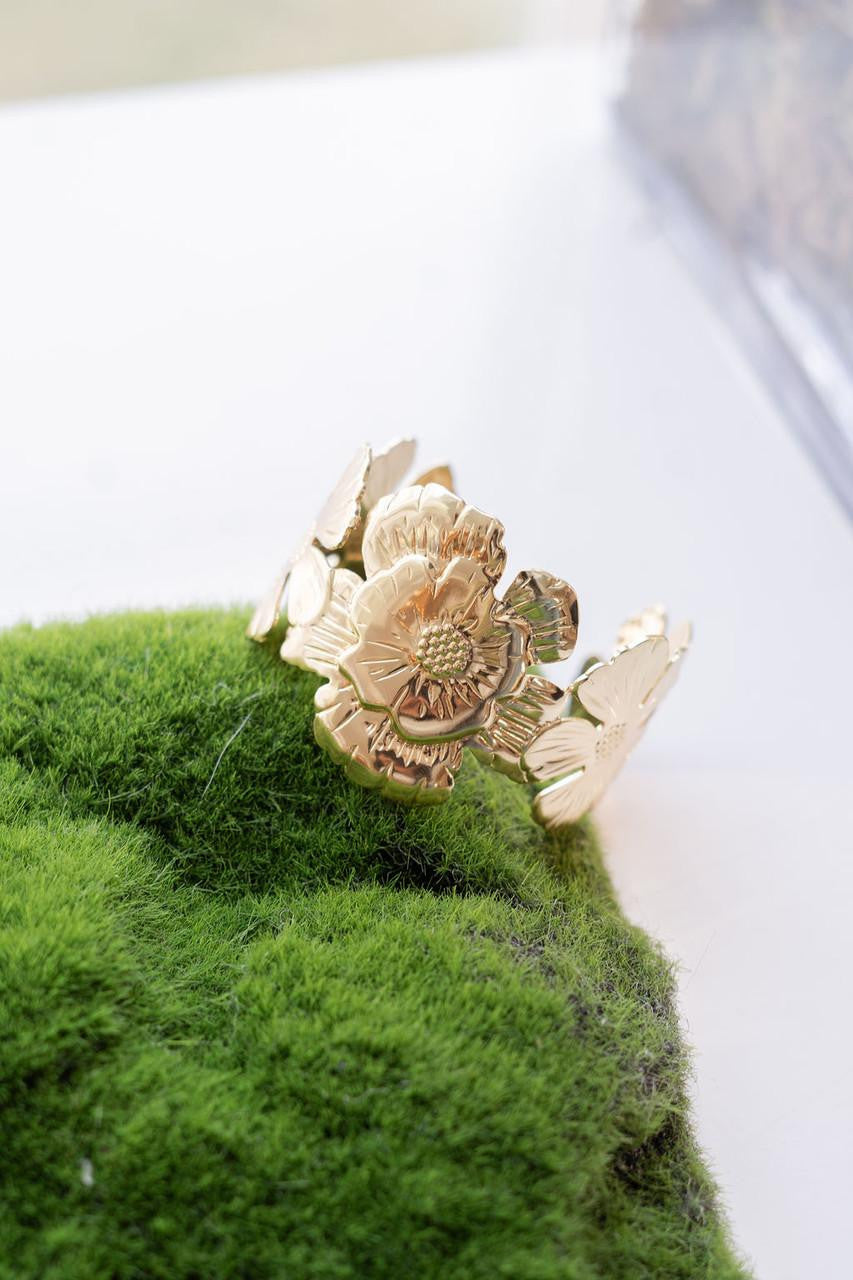 Floral Demi Cuff