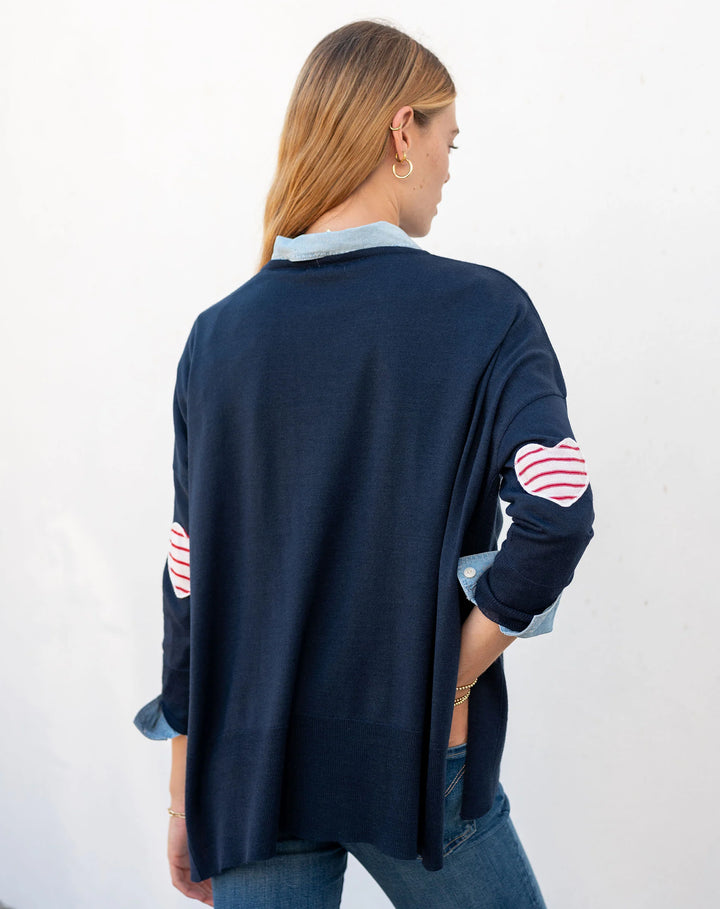 Amour Sweater | Navy - Love