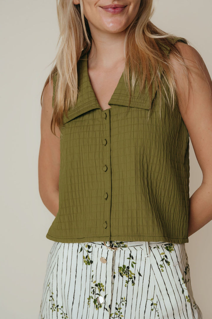 Lynn Top | Olive