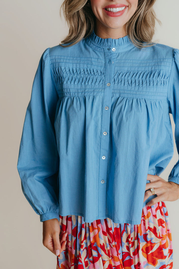 Lindy Top | Mist - Charlotte's Inc