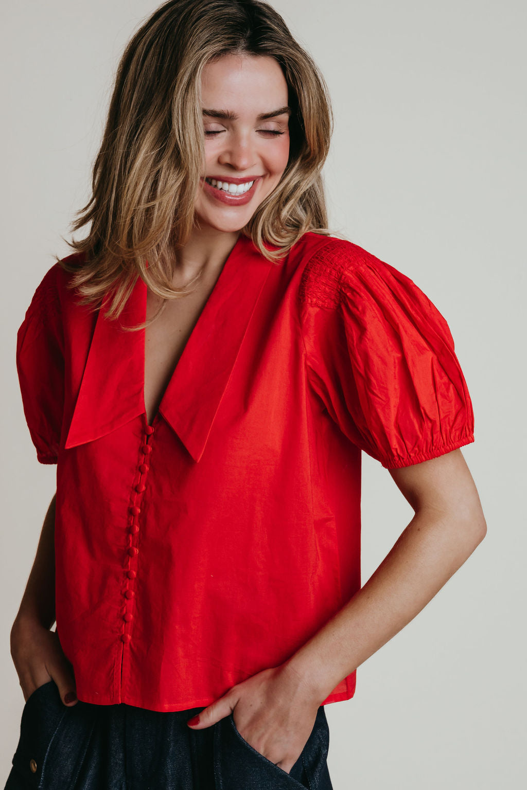 Nadia Top | Red