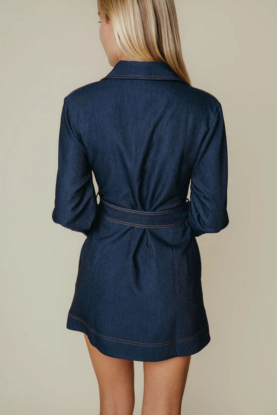 Naomi Dress | Dark Denim