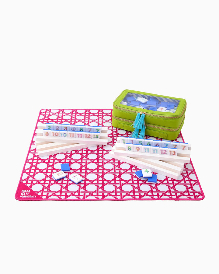 Mini Cane Mahjong Mat | + Colors