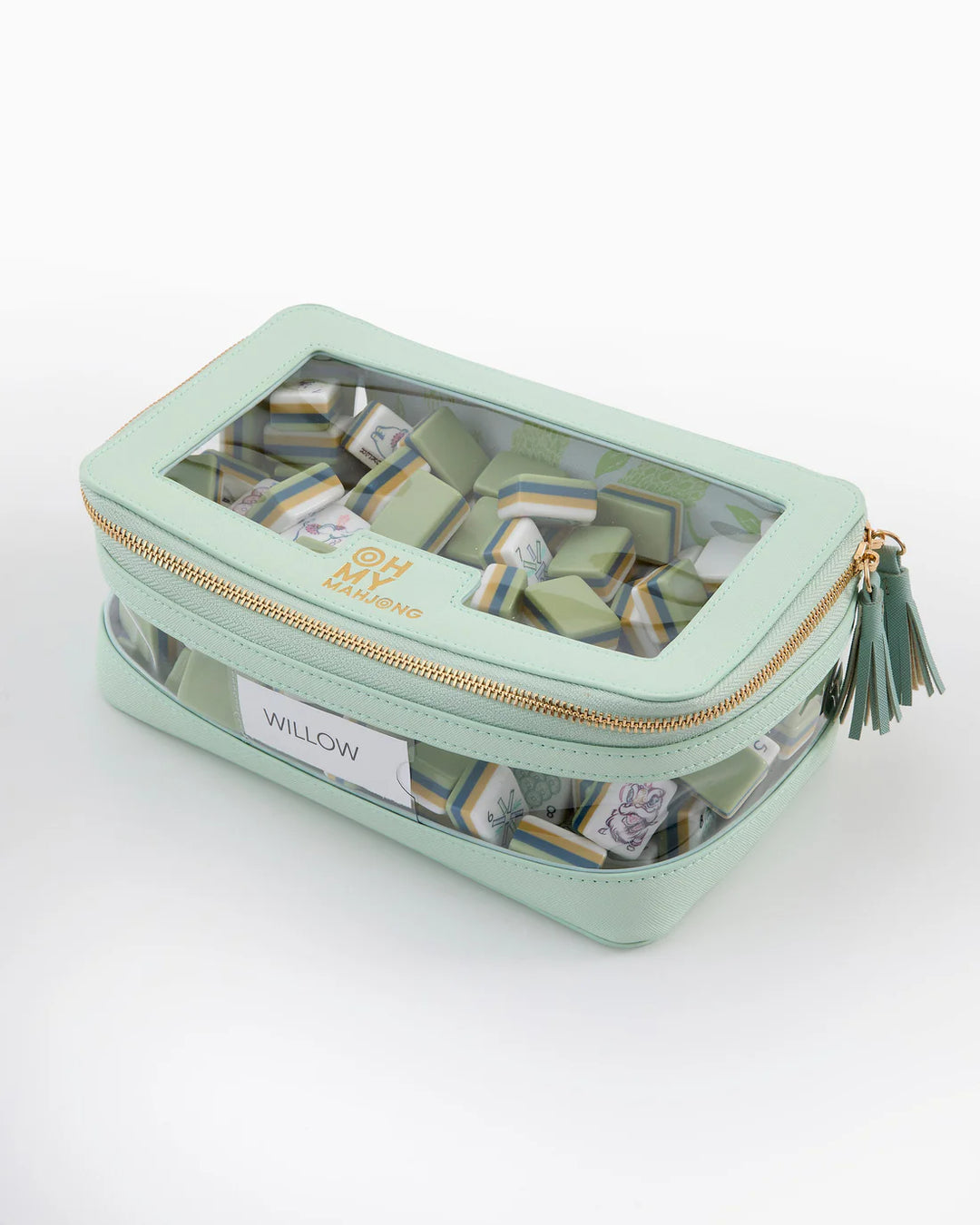 Mahjong Tile Storage Bag | Mint