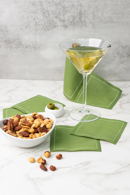 Toasting Cocktail Napkins + Stand (Sold Separately)