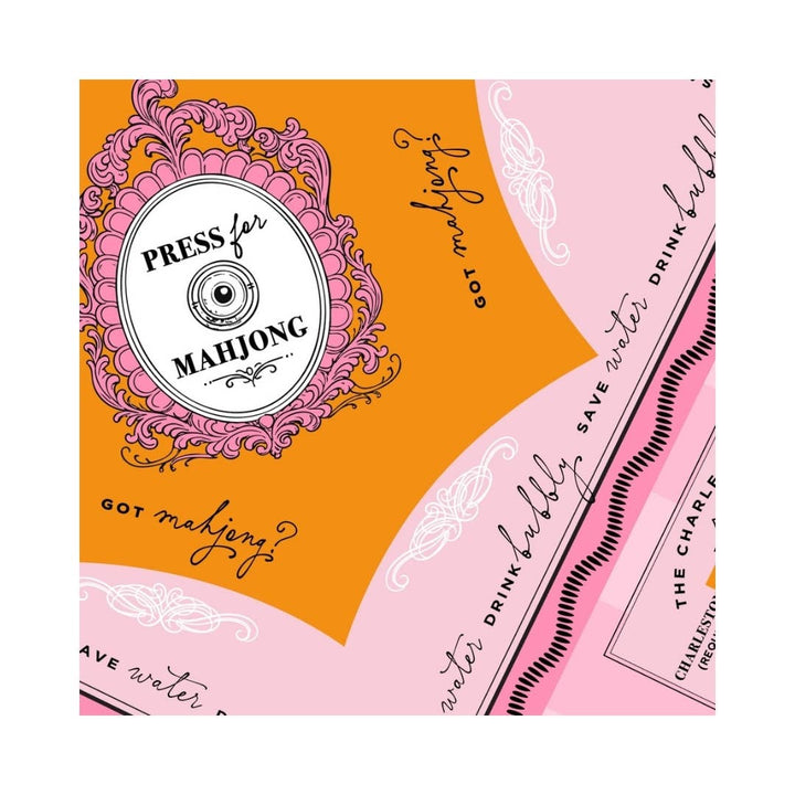 Press for Mahjong Mat | Champagne & Mahj