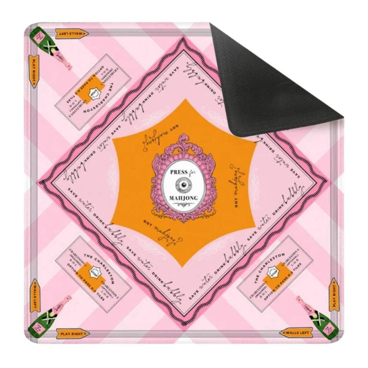 Press for Mahjong Mat | Champagne & Mahj
