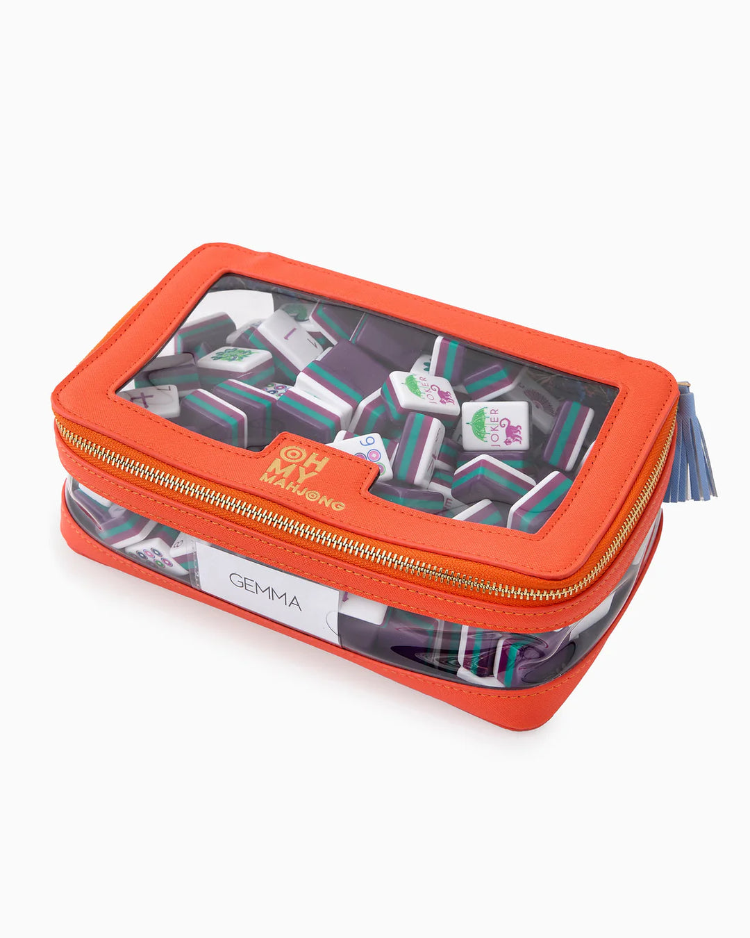 Mahjong Tile Storage Bag | Orange