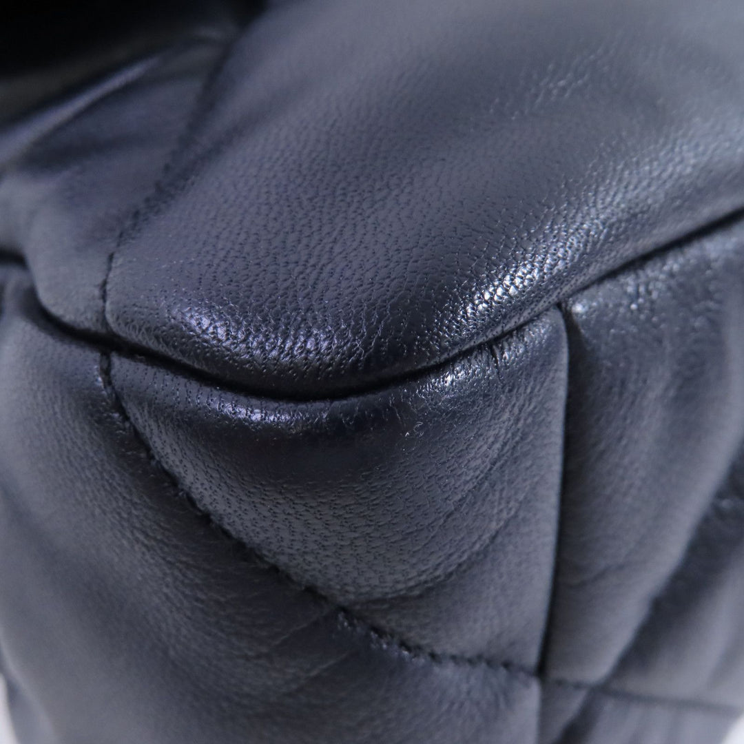 Chanel Black Sheepskin Leather 19 2-way Shoulder Bag