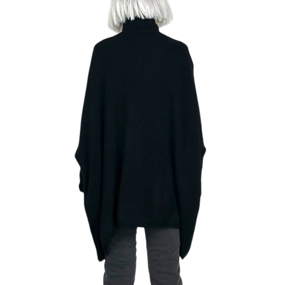 JoJo Sweater Poncho | Black