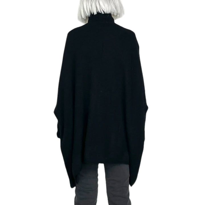 JoJo Sweater Poncho | Black