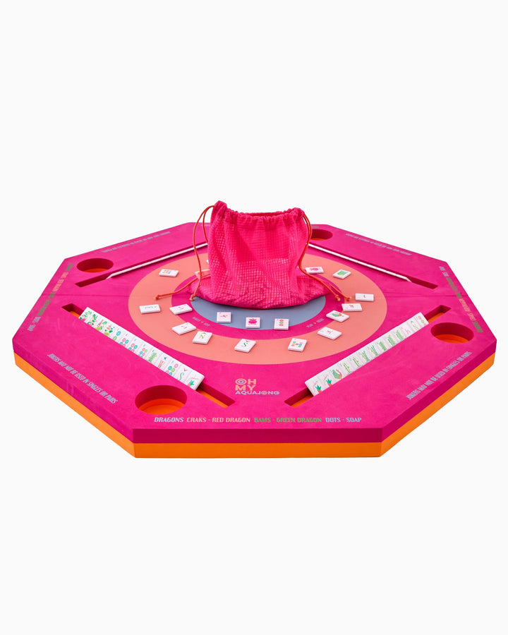 Aqua Jong Pool Mat | Pink - Charlotte's Inc