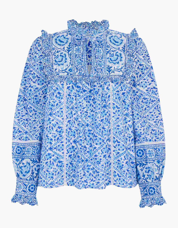 Nettie Blouse | Azure
