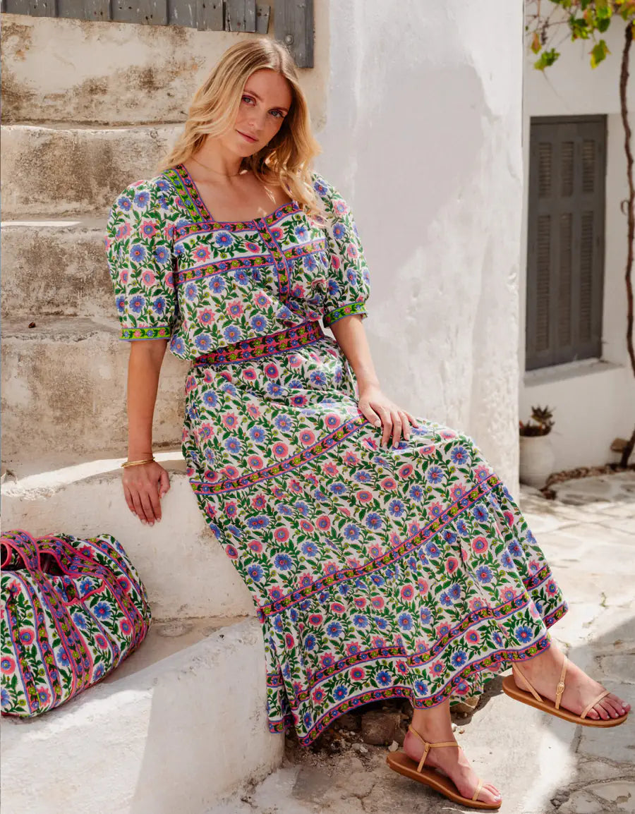 Fleur Skirt | Folk Border