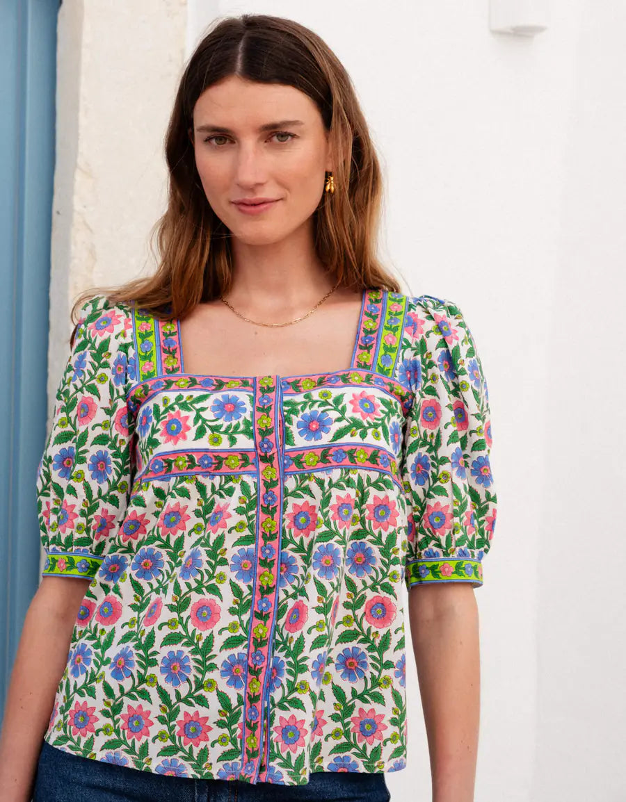Lexi Top | Folk Border