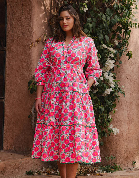 Marina Dress | Neon Poppy