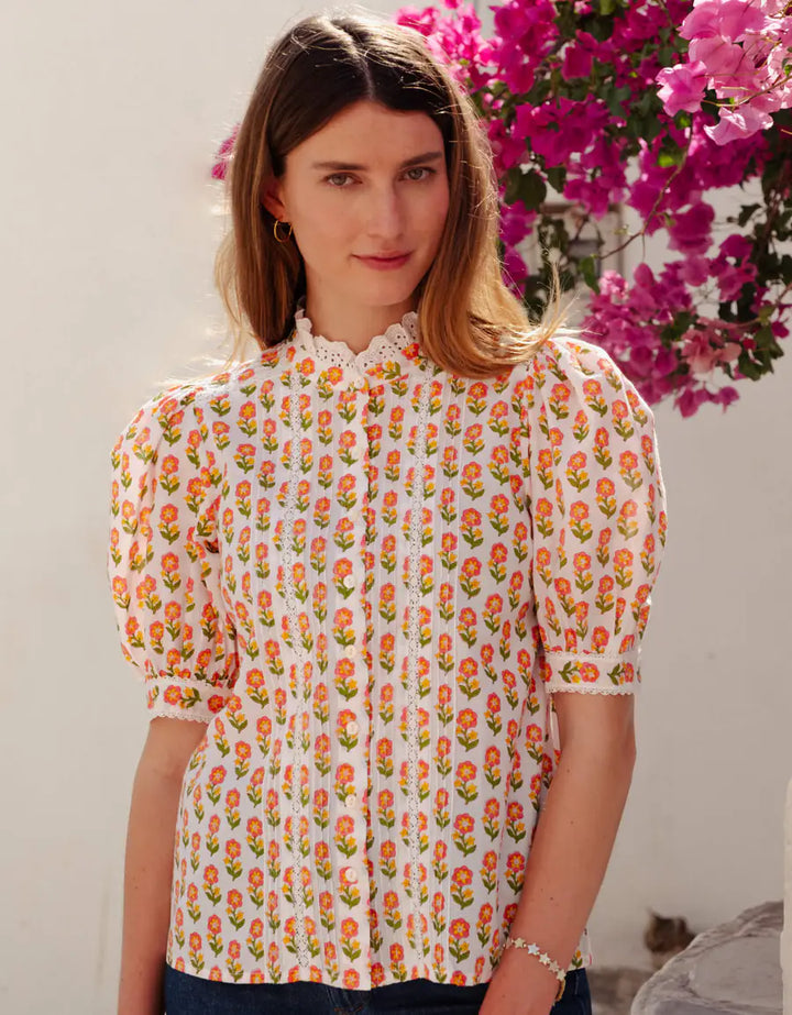 Vera Blouse | Pink Floret