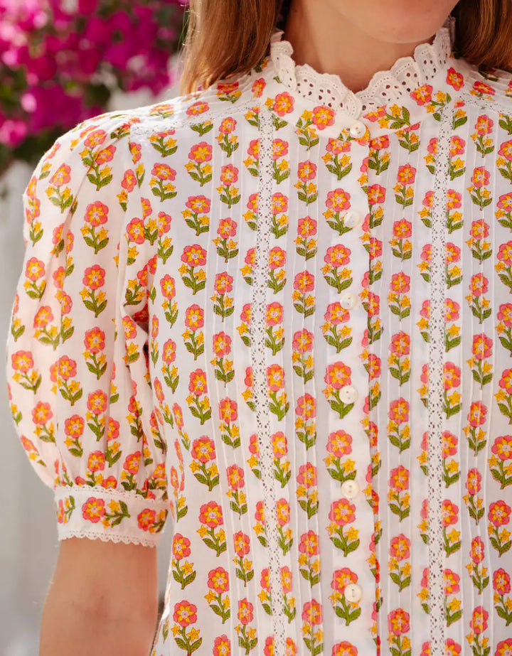 Vera Blouse | Pink Floret