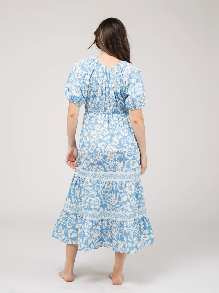Poppy Dress | Flore Blue