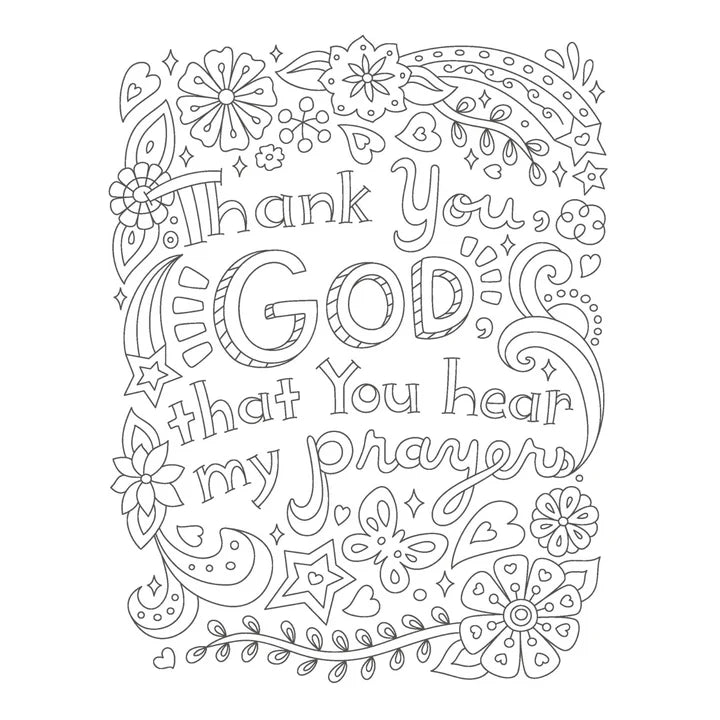 The Power of a Praying Girl Coloring Book