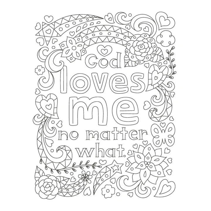The Power of a Praying Girl Coloring Book