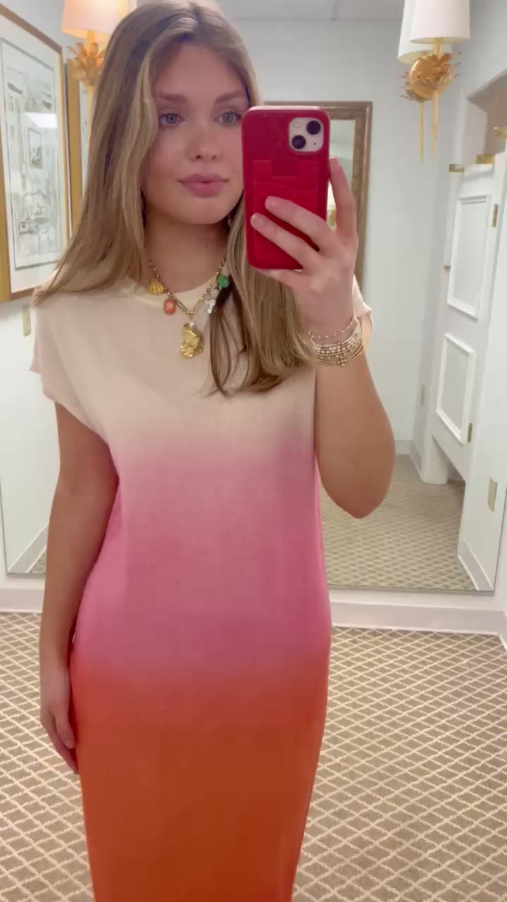 Maxi Tee Dress | Pink Bali